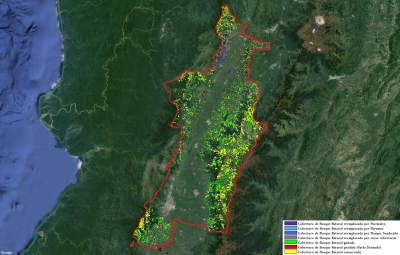 Ricclisa estudia el cambio de cobertura boscosa entre los años 1999 y 2015 en la CARC