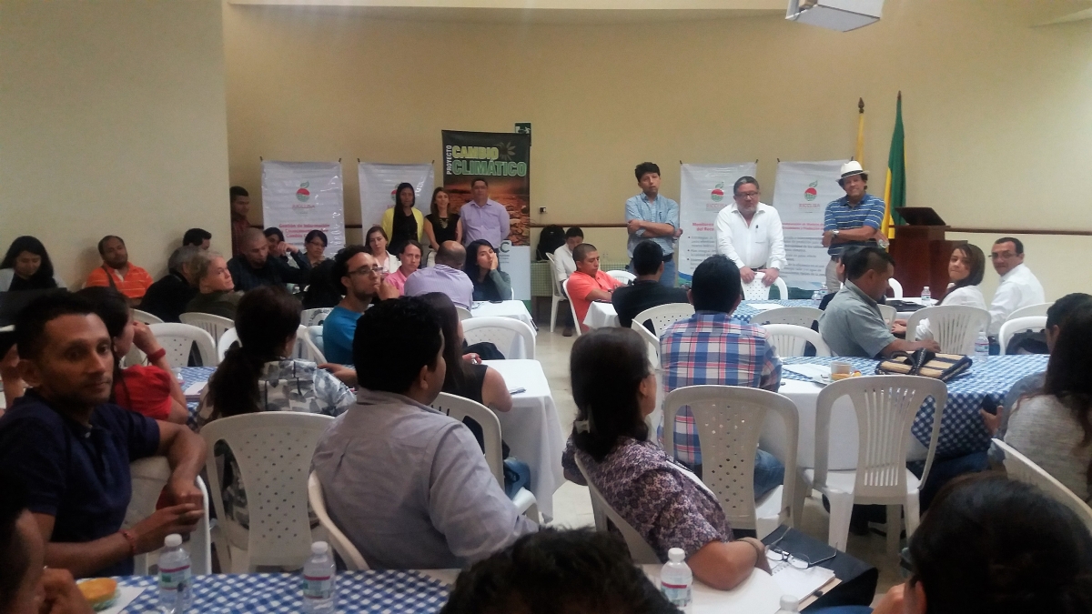 Actores Institucionales del Cauca se reunieron en torno al cambio climático y la seguridad alimentaria